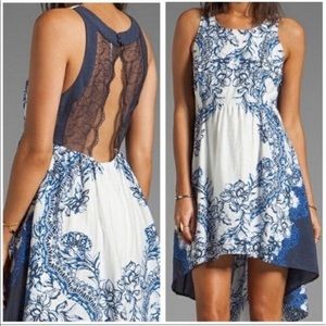 Free People Lace Back Dress